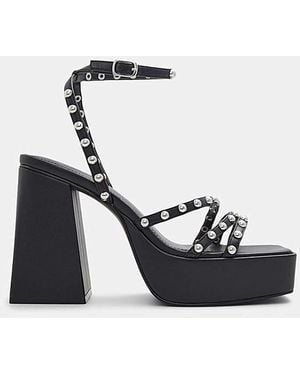 ALDO Landabriver Platform Sandals D Fit - White