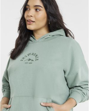 Snowdonia Oversized Hoodie - Green