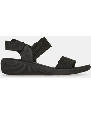Skechers Arya Glitter Standard Sandals - White