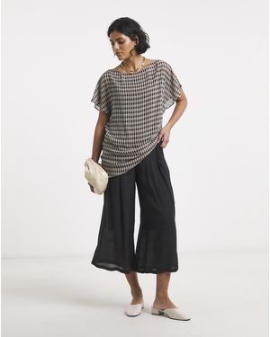 Simply Be Palazzo Culotte - White