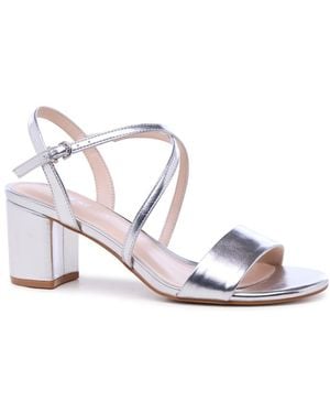 Paradox London Honeysilk Wide Fit Sandal - White