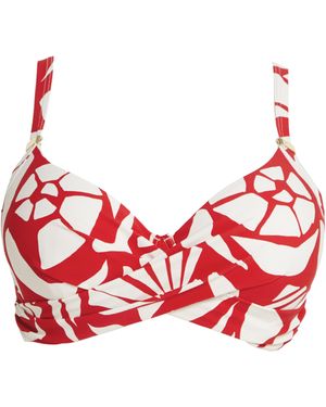 MAGISCULPT Twist Front Wired Bikini Top - Brown