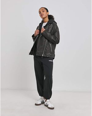 adidas Linear French Terry Trousers - Black