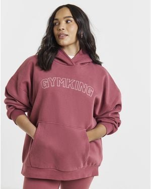 Gym King Sanctuary Hoodie - Red