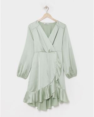 Flounce London Mini Dress - Green