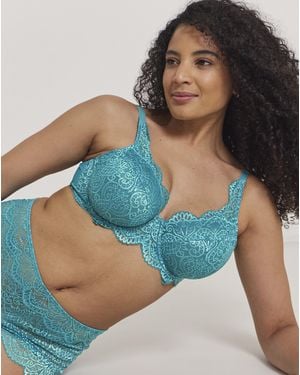 Pretty Secrets Mila Full Cup Bra - Blue