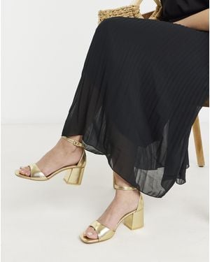 Simply Be Barely There Sandals Wide Fit - Blue