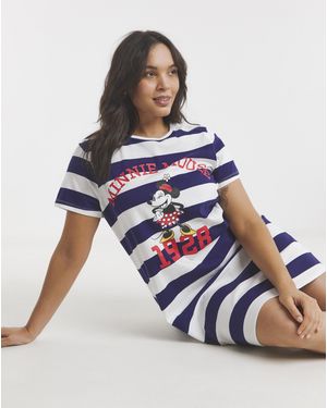 Disney Minnie Mouse Varsity Nightie - Blue