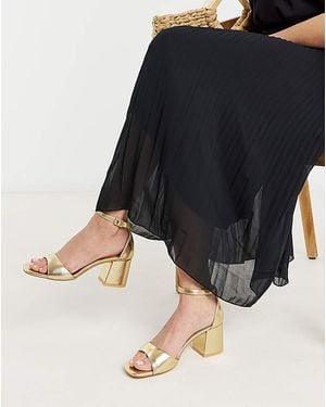 Simply Be Barely There Sandals Extra Wide Fit - Blue