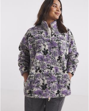 Snowdonia 1/4 Zip Printed Fleece - Multicolour