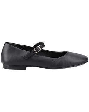 Hush Puppies Pasha Leather Ballerina - Black