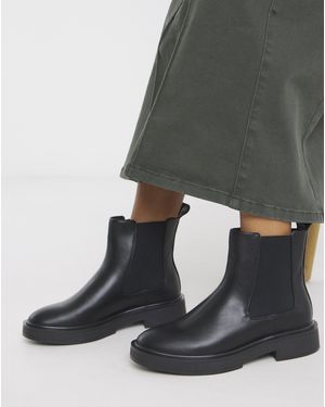 Simply Be Classic Chelsea Boot Wide - Black