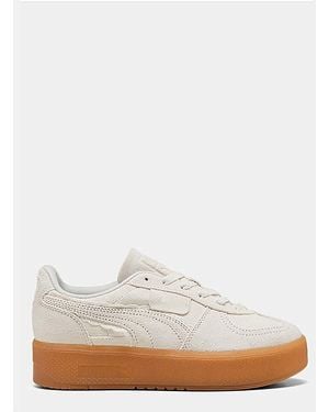 PUMA Palermo Elevata Suede Trainers - White