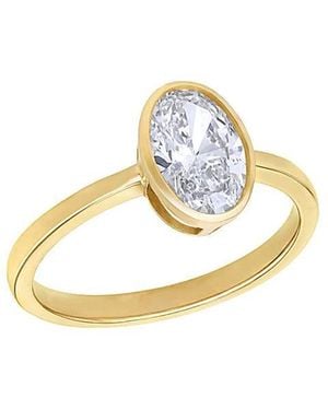 iJewel 9Ct Lab Diamond 1Ct Ring - Metallic