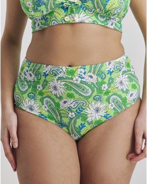 Joe Browns Paisley Print Bikini Bottoms - Green