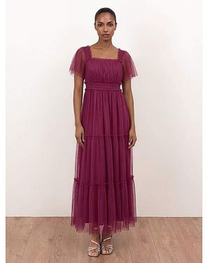 Anaya with love Anaya Plain Dress - Red