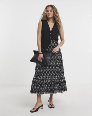 Lovedrobe Midaxi Skirt - Black