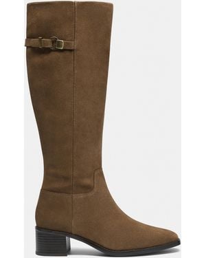 Clarks Wrenn Knee High Boot Standard - Brown