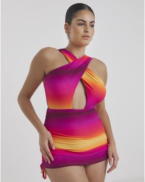 Figleaves Cancun Swimdress - Pink