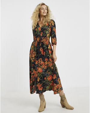 Joe Browns Sienna 3/4 Sleeve Dress - Multicolour