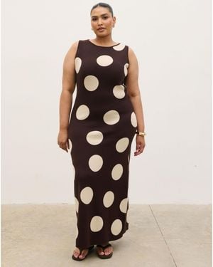 Pretty Lavish Sarover Maxi Knit Dress - Multicolour