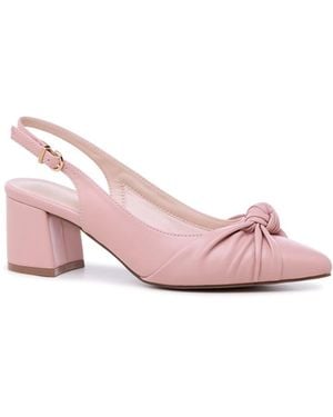 Paradox London Ilene Slingback Shoe - Pink