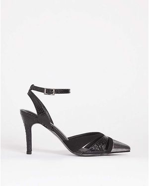 Joanna Hope Metallic Shoe E Fit - White
