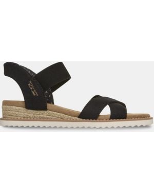 Skechers Bobs Kiss Standard Sandals - Black