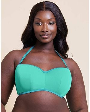 Curvy Kate Minimalist Bandeau Bikini Top - Green