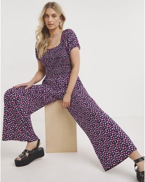 Joe Browns Ditsy Jumpsuit - Purple
