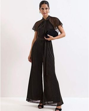 Phase Eight Amara Shimmer Jumpsuit - Black