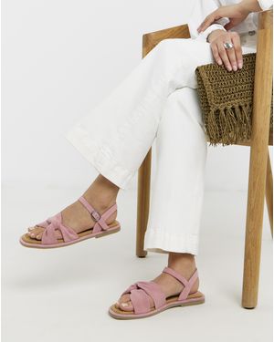 JD Williams Soft Twist Two Part Sandals Wide - White