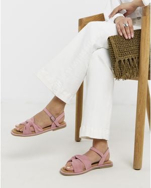 JD Williams Soft Twist Two Part Sandals Wide - White