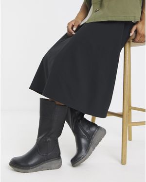 Heavenly Feet Lombardy Wr Boot Wide Fit - Black