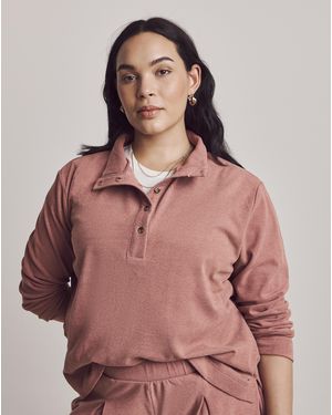 Julipa Cosy Henley Co-Ord Top - Brown
