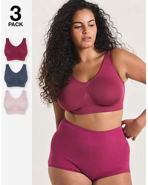 Pretty Secrets Seamless Comfort Tops - Pink