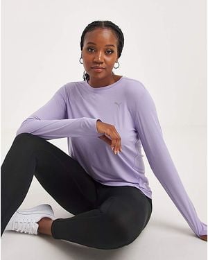 PUMA Long Sleeve T-Shirt - Purple