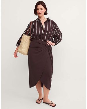 Monsoon Callie Thorpe X Sarong Skirt - Brown