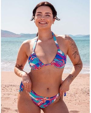Curvy Kate Ibiza String Bikini Brief - Blue
