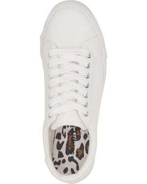 Simply Be Lace Up Leisure Court Shoes Extra Wide Fit - White