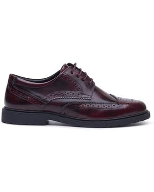 Hush Puppies Verity Hi-Shine Brogue - Blue