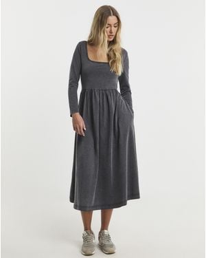 Simply Be Jersey Midi Dress - Blue