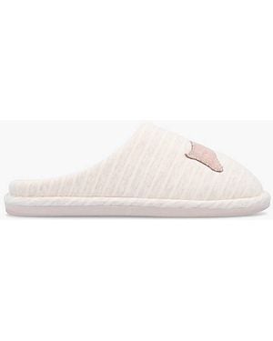 Radley Hadley Stripe Mule Slippers - White