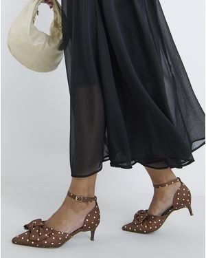 Simply Be Two Part Bow Pointed Heel Wide - Black