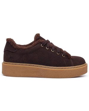 Hush Puppies Brinlee Fur Trainer - Brown