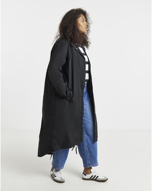 Simply Be Utility Parachute Jacket - Blue