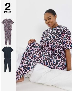 Pretty Secrets Value 2 Pack Pj Set - Blue