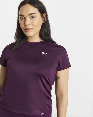 Under Armour Tech Mesh Short Sleeve - Purple