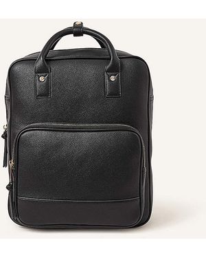 Accessorize Pocket Top Handle Backpack - Black