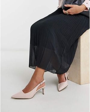 Simply Be Pointy Toe Slingback Wide - Blue